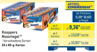 METRO Knoppers Nussriegel Angebot