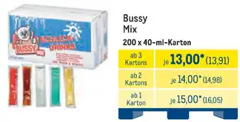 METRO Bussy Mix Angebot