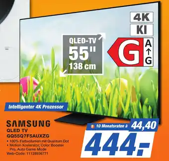 K+B Expert SAMSUNG QLED TV GQ55Q7F5AUXZG Angebot