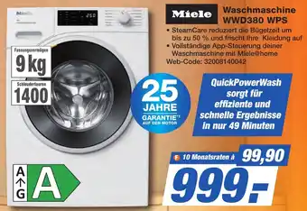 K+B Expert Miele Waschmaschine WWD380 WPS Angebot