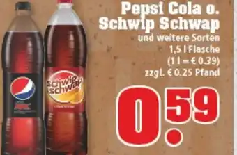 trinkgut Pepsi Cola o. Schwip Schwap Angebot