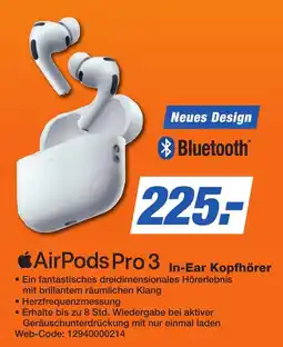 K+B Expert AirPods Pro 3 In-Ear Kopfhörer Angebot