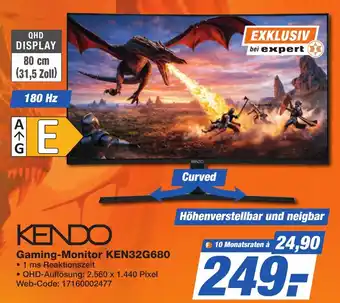 K+B Expert KENDO Gaming-Monitor KEN32G680 Angebot