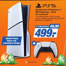 K+B Expert PS5 Spielkonsole PlayStation 5 (Modellgruppe - Slim) mit Laufwerk Angebot