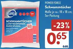 Aldi Süd POWER FORCE Schwammtücher Angebot