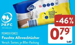 Aldi Süd POWER FORCE Feuchte Allzwecktücher Angebot