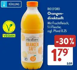 Aldi Süd RIO D'ORO Orangendirektsaft Angebot