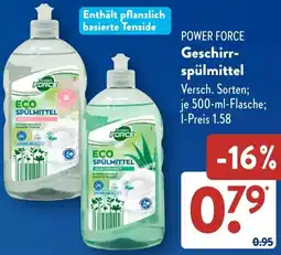 Aldi Süd POWER FORCE Geschirrspülmittel Angebot