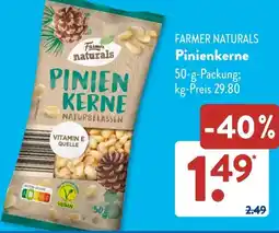 Aldi Süd FARMER NATURALS Pinienkerne Angebot