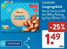 Aldi Süd GOLDÄHREN Laugengebäck Angebot