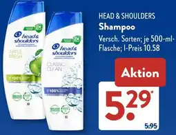 Aldi Süd HEAD & SHOULDERS Shampoo Angebot