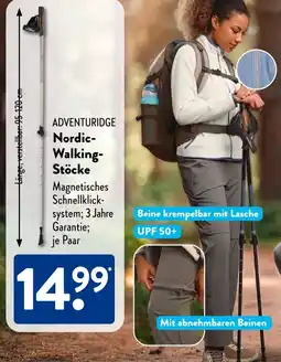 Aldi Süd ADVENTURIDGE Nordic Walking Stöcke Angebot