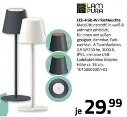 ROLLER LAM PURA LED-RGB-W-Tischleuchte Angebot