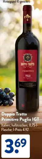 Aldi Süd Doppio Tratto Primitivo Puglia IGT Angebot