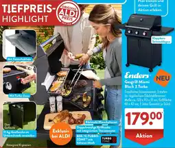 Aldi Süd Enders Gasgrill Miami Black 3 Turbo Angebot