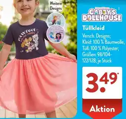 Aldi Süd GABBY'S DOLLHOUSE Tüllkleid Angebot