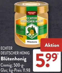 Aldi Süd ECHTER DEUTSCHER HONIG Blütenhonig Angebot