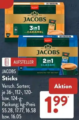 Aldi Süd JACOBS Sticks Angebot
