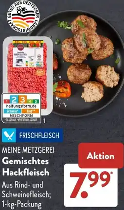Aldi Süd MEINE METZGEREI Gemischtes Hackfleisch Angebot
