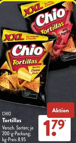 Aldi Süd CHIO Tortillas Angebot