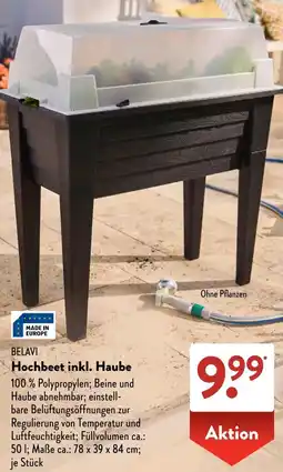 Aldi Süd BELAVI Hochbeet inkl. Haube Angebot