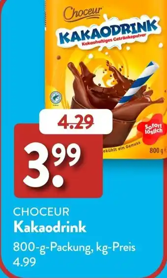 Aldi Süd CHOCEUR Kakaodrink Angebot