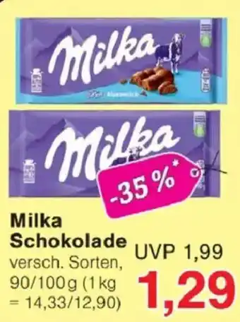 Jawoll Milka Schokolade Angebot