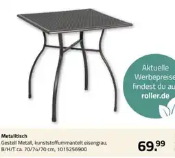 ROLLER Metalltisch Angebot