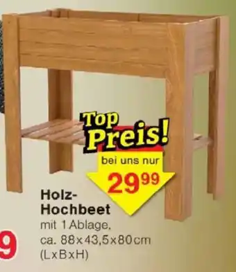 Holz- Hochbeet Angebot bei Jawoll