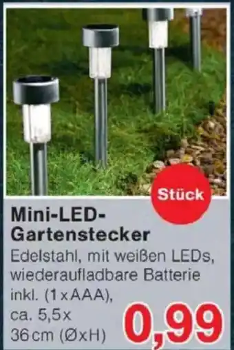 Jawoll Mini-LED- Gartenstecker Angebot