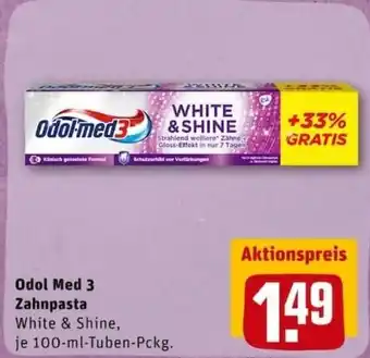 REWE City Odol med3 Zahnpasta 100ml Angebot