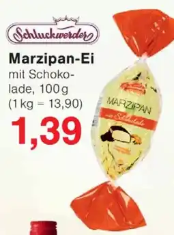 Wiglo Wunderland Schluckwerder Marzipan-Ei Angebot