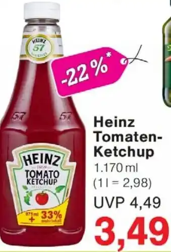 Wiglo Wunderland Heinz Tomaten- Ketchup Angebot