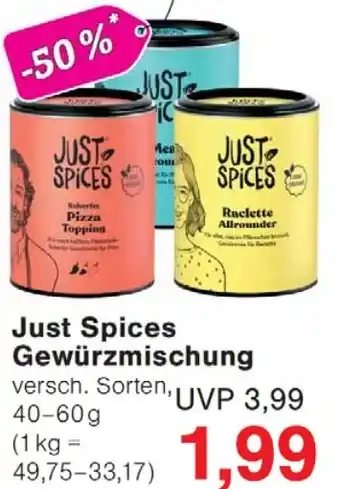 Wiglo Wunderland Just Spices Gewürzmischung Angebot