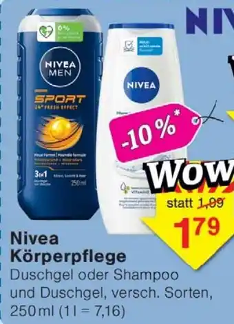 Wiglo Wunderland Nivea Körperpflege Angebot
