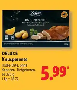 Lidl DELUXE Knusperente Angebot