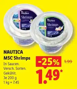 Lidl NAUTICA MSC Shrimps Angebot