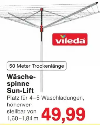 Wiglo Wunderland vileda Wäschespinne Sun-Lift Angebot
