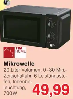 Wiglo Wunderland TIM HOME Mikrowelle Angebot