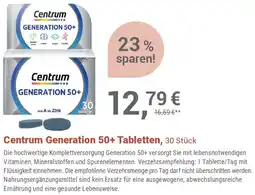 Alliance Healthcare Centrum Generation 50+ Tabletten Angebot