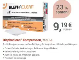 Alliance Healthcare Blephaclean Kompressen, 20 Stück Angebot