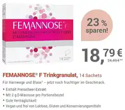 Alliance Healthcare FEMANNOSE F Trinkgranulat, 14 Sachets Angebot