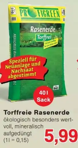 Wiglo Wunderland PROFIGREEN Torffreie Rasenerde Angebot