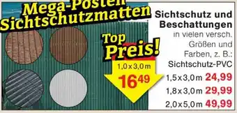 Wiglo Wunderland Sichtschutz und Beschattungen Angebot
