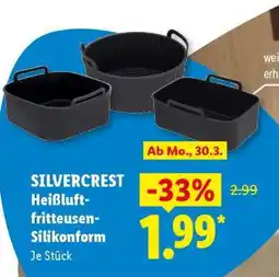 Lidl SILVERCREST Heißluftfritteusen-Silikonform Angebot