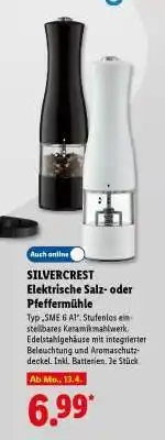 Lidl SILVERCREST Elektrische Salz- oder Pfeffermühle Angebot