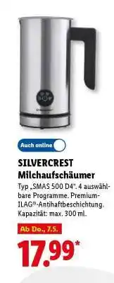 Lidl SILVERCREST Milchaufschäumer Angebot