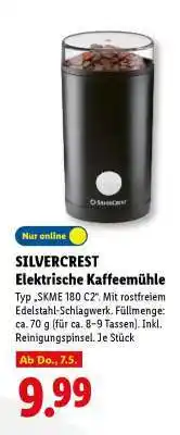 Lidl SILVERCREST Elektrische Kaffeemühle Angebot
