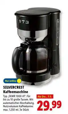 Lidl SILVERCREST Kaffeemaschine Angebot