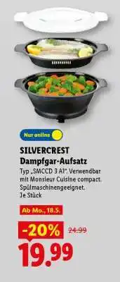 Lidl SILVERCREST Dampfgar-Aufsatz Angebot